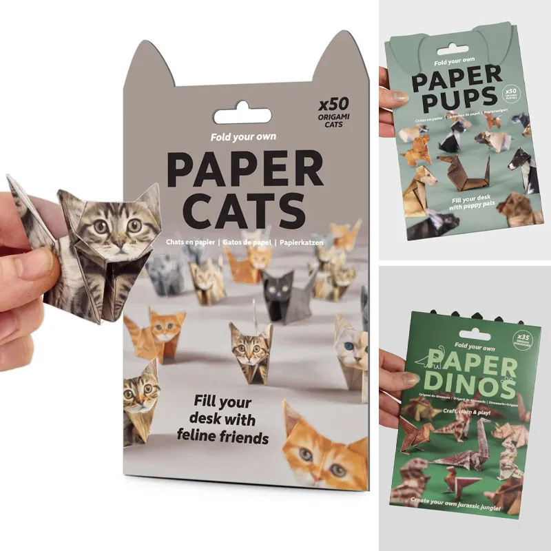 Dinosaur And Craft - Creative DIY Paper Cats 50 Sheets