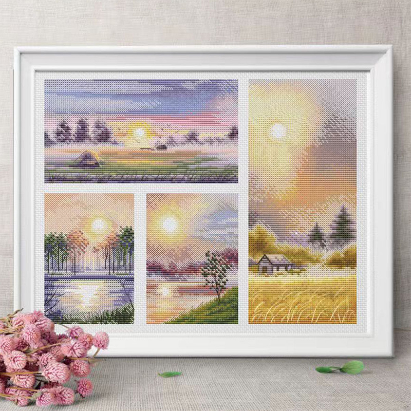 Art Craft And Cloth - 5133 Cross Stitch Kits Sets For