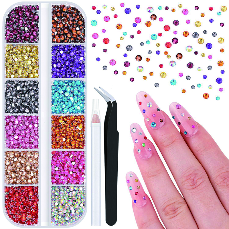 Art Craft Notebook - 24 Color 2-Pack Glitter Nail Art