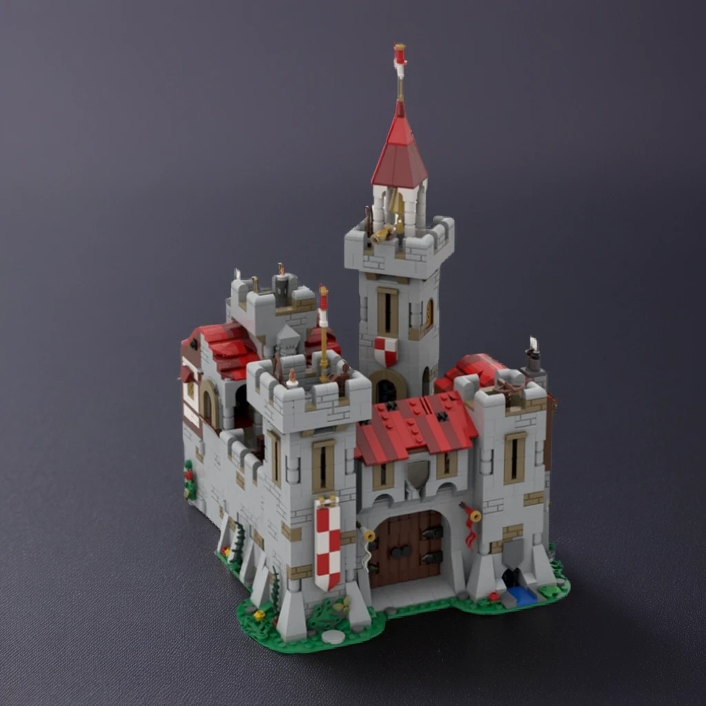 Art Craft Ideas For Christmas - 2580pcs MOC River Castle Royal Knights