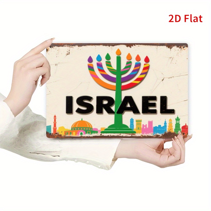 Art & Craft Activities For Toddlers - CIFBUY Vintage Aluminum Wall Art Rustic