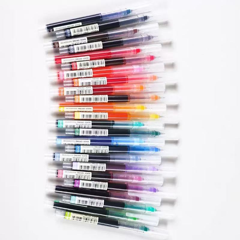 Art Craft Notebook - 12+1 Colors Straight Liquid Gel Pens