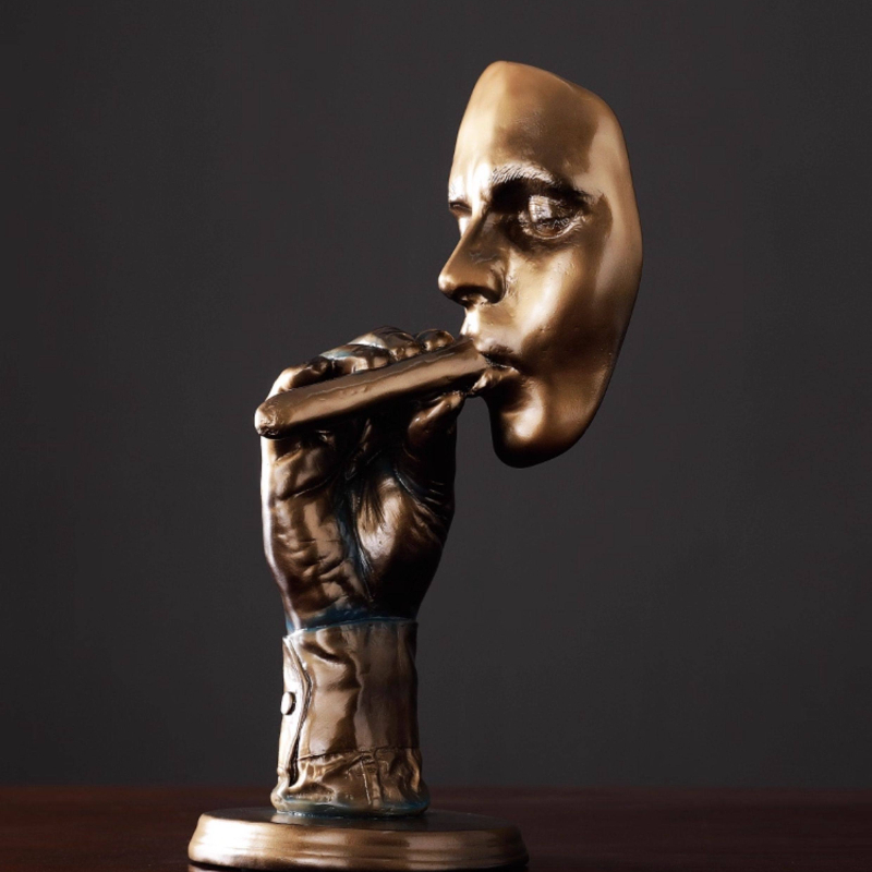Art Craft Bar - Vintage European Cigar Figurine,Stylish Bar Counter
