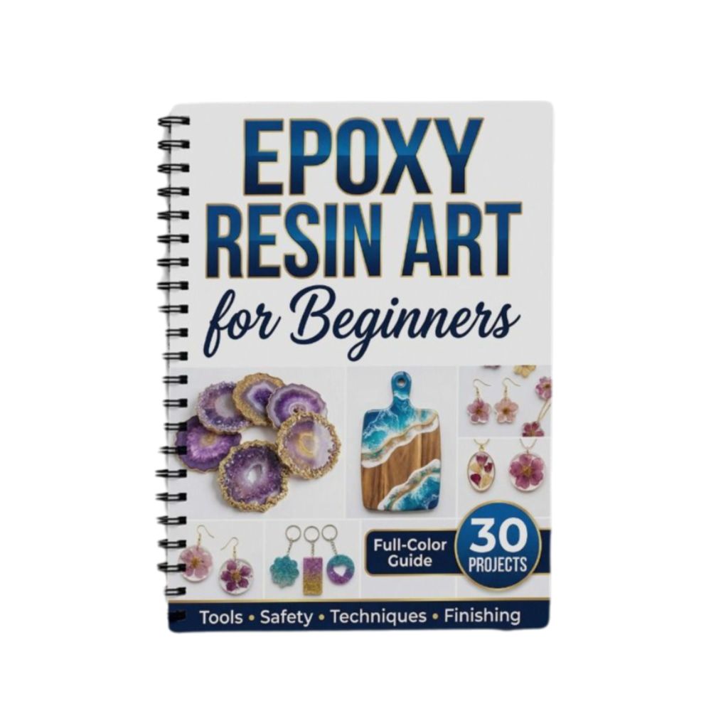 Art Craft Notebook - Step-by-Step Epoxy Resin Art Handbook 30