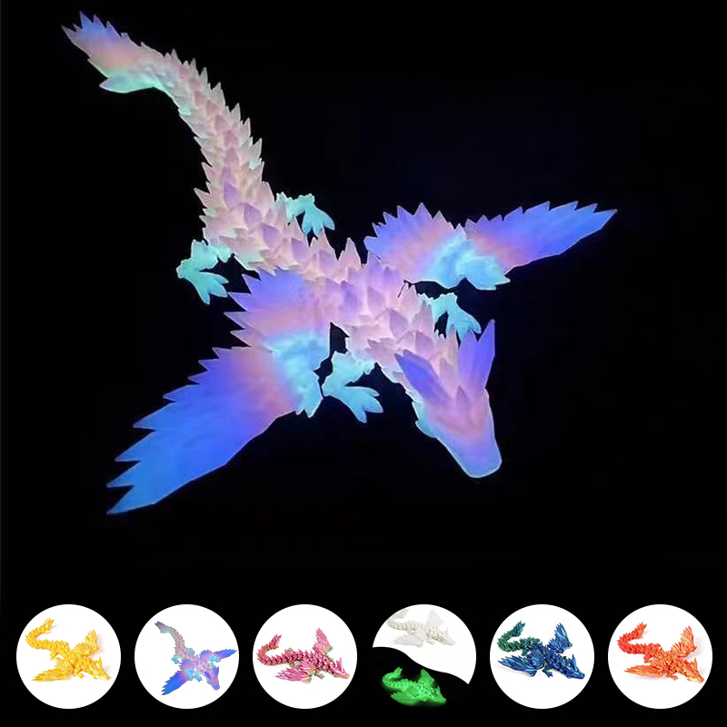 Dinosaur And Craft - 3D Printed Dinosaur Movable Echinosaurus Figurine