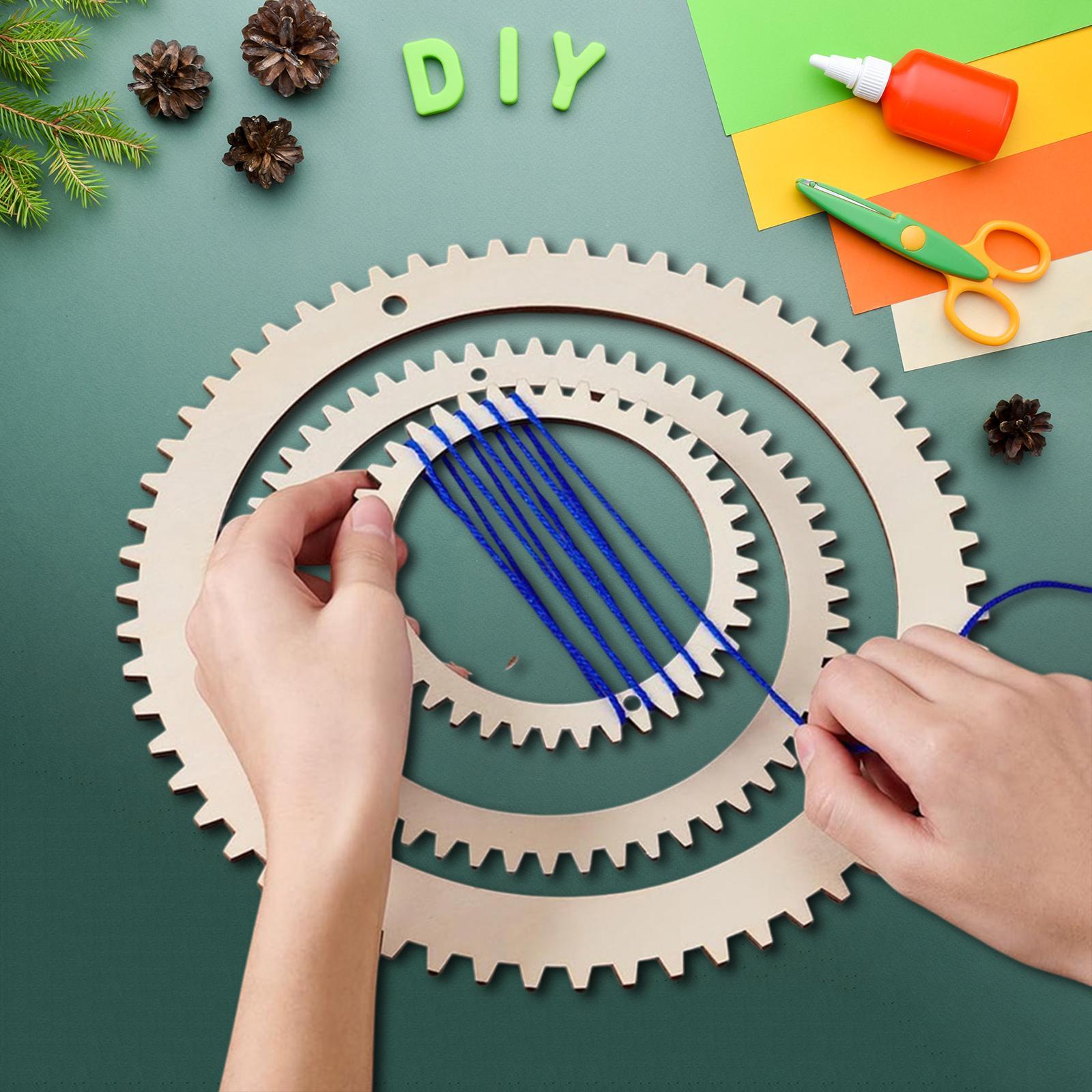 Art Craft Kids - DIY Weaving Loom Kit Wooden Frame