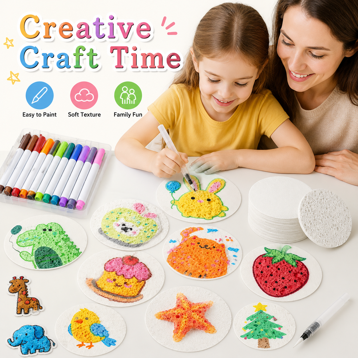 Art Craft Halloween - 3D Puffy Foam Painting Paper Magic