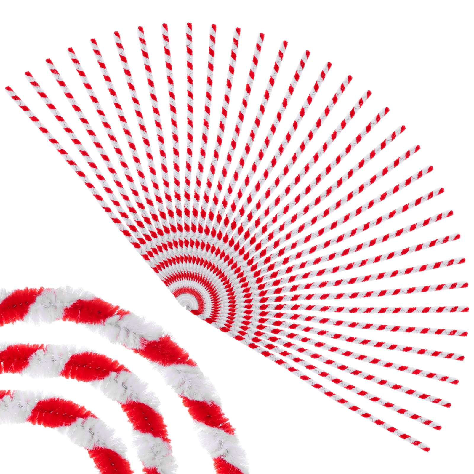 Art Craft Kids - 50pcs Double-Sided Twistable Pipe Cleaners Bendable