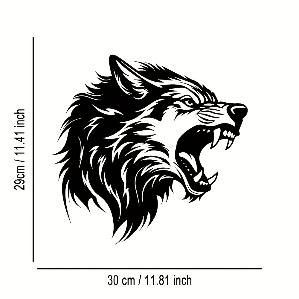 Art Craft Bar - CIFBUY Wolf Head Metal Wall Art