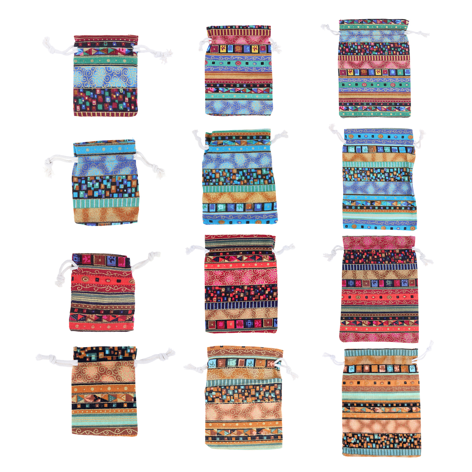 Art Craft Halloween - 1PC Cotton Linen Drawstring Gift Bags