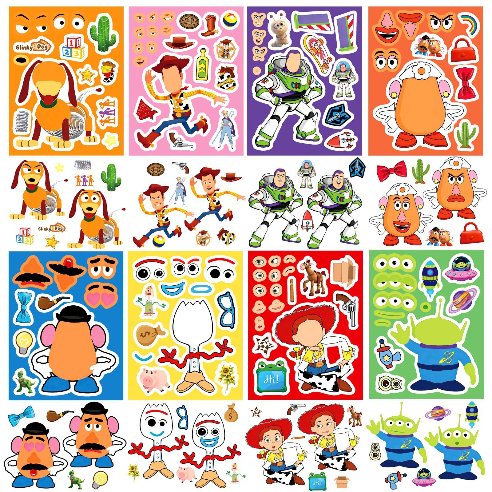 Art Craft Ideas - Toy Story 5 Make a Face