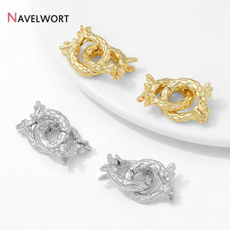 Art Craft Ideas - 14K Gold Plated Brass Dragon Shaped