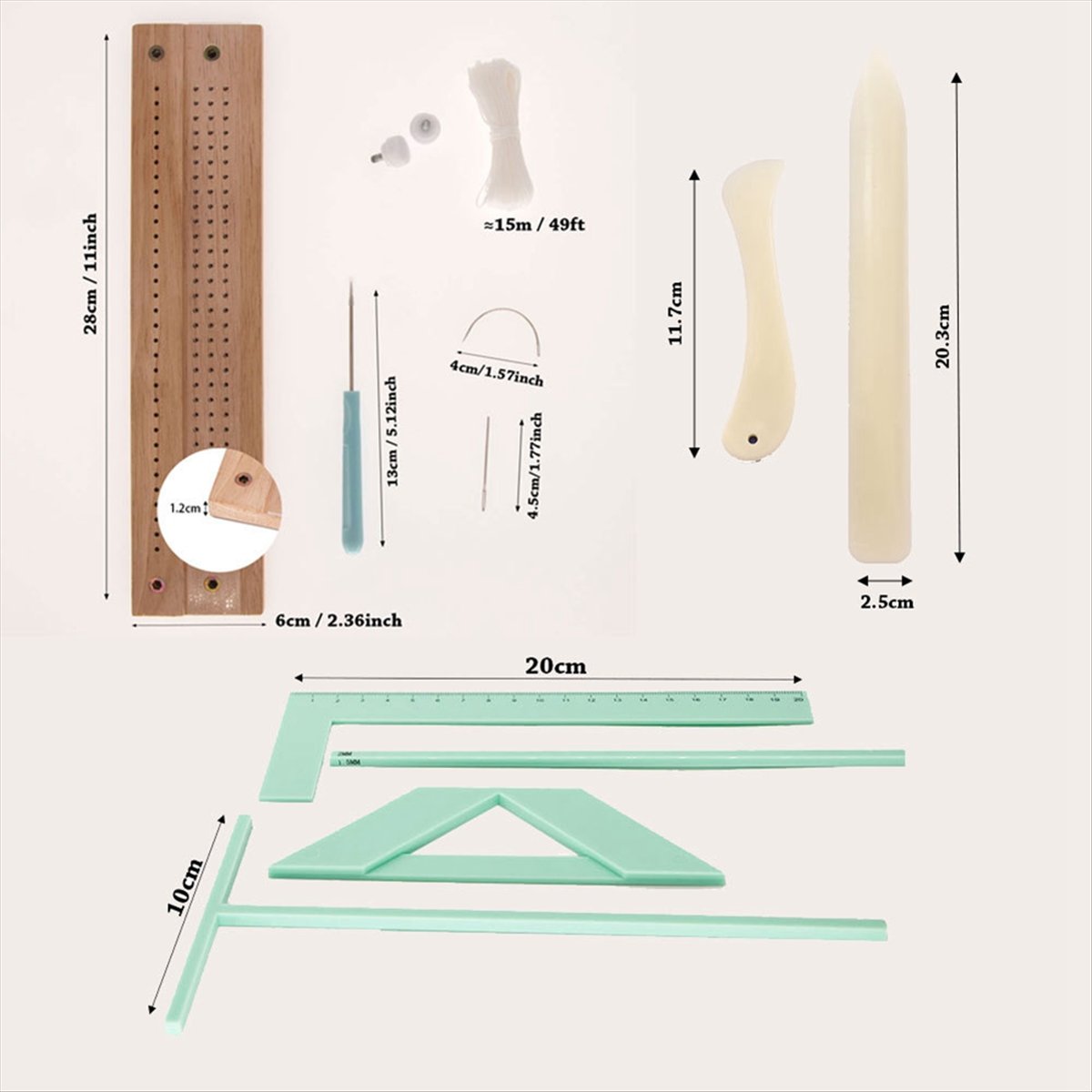 Bookbinding Supply Kit - T32C New Book Cover Guide Sewing