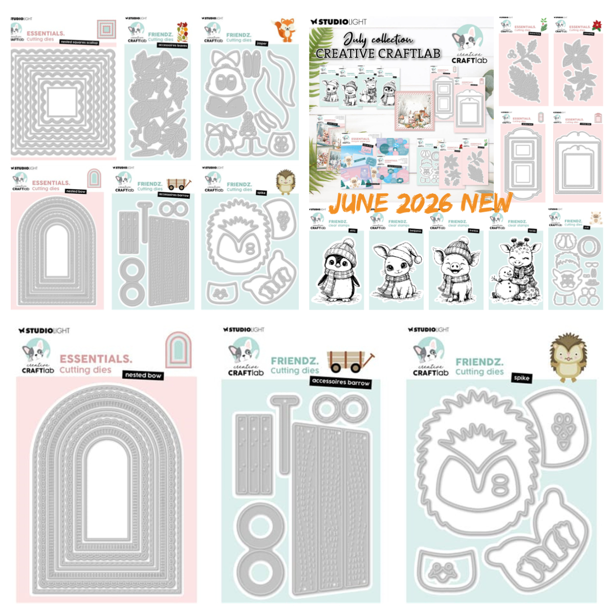 Stencil Cutting Plotter - Nested Squares Scallop Layering Metal Craft