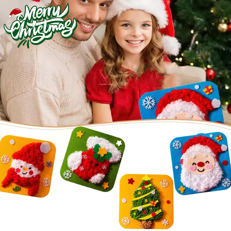 Art Craft Ideas For Christmas - Preschool DIY Felt Art Set Educational