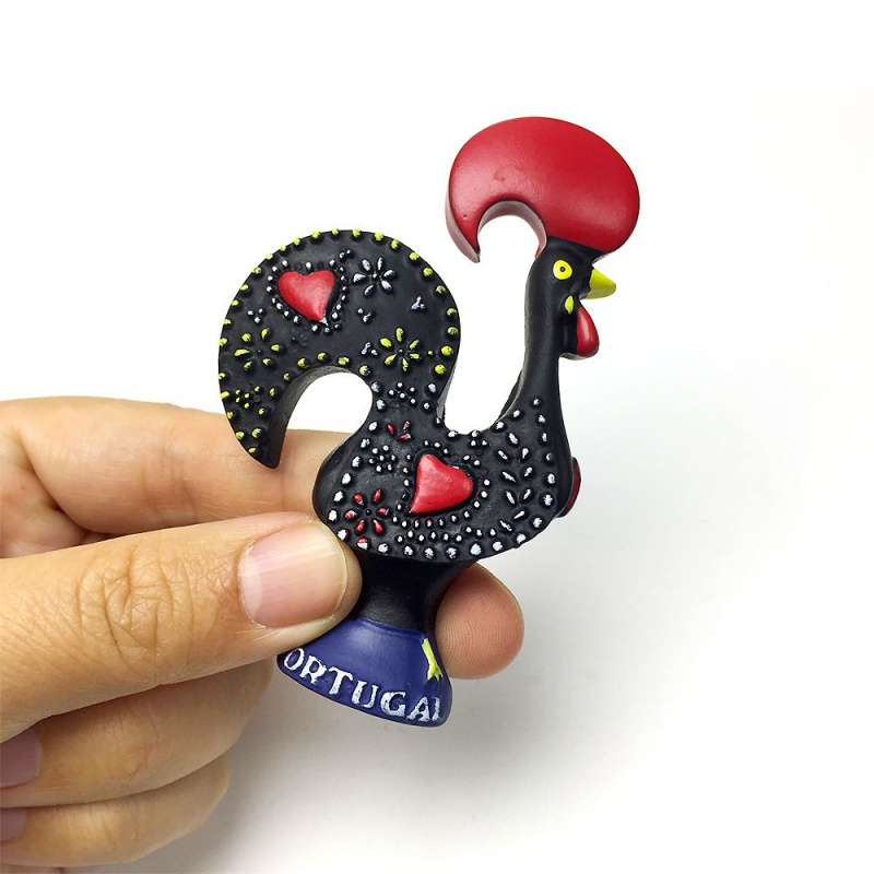 Art Craft Magnet - 3D Portugal Gallic Rooster Magnetic Art