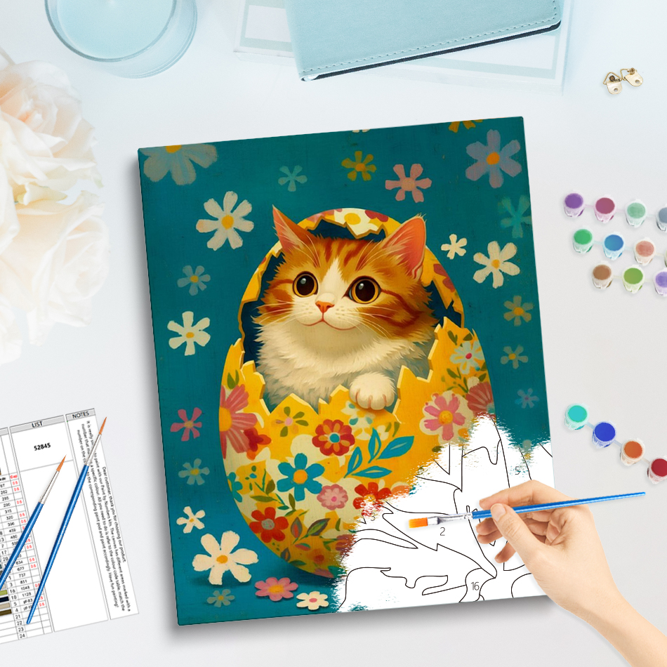 Art Craft Cat - GATYZTORY Paintings For Painting By Numbers