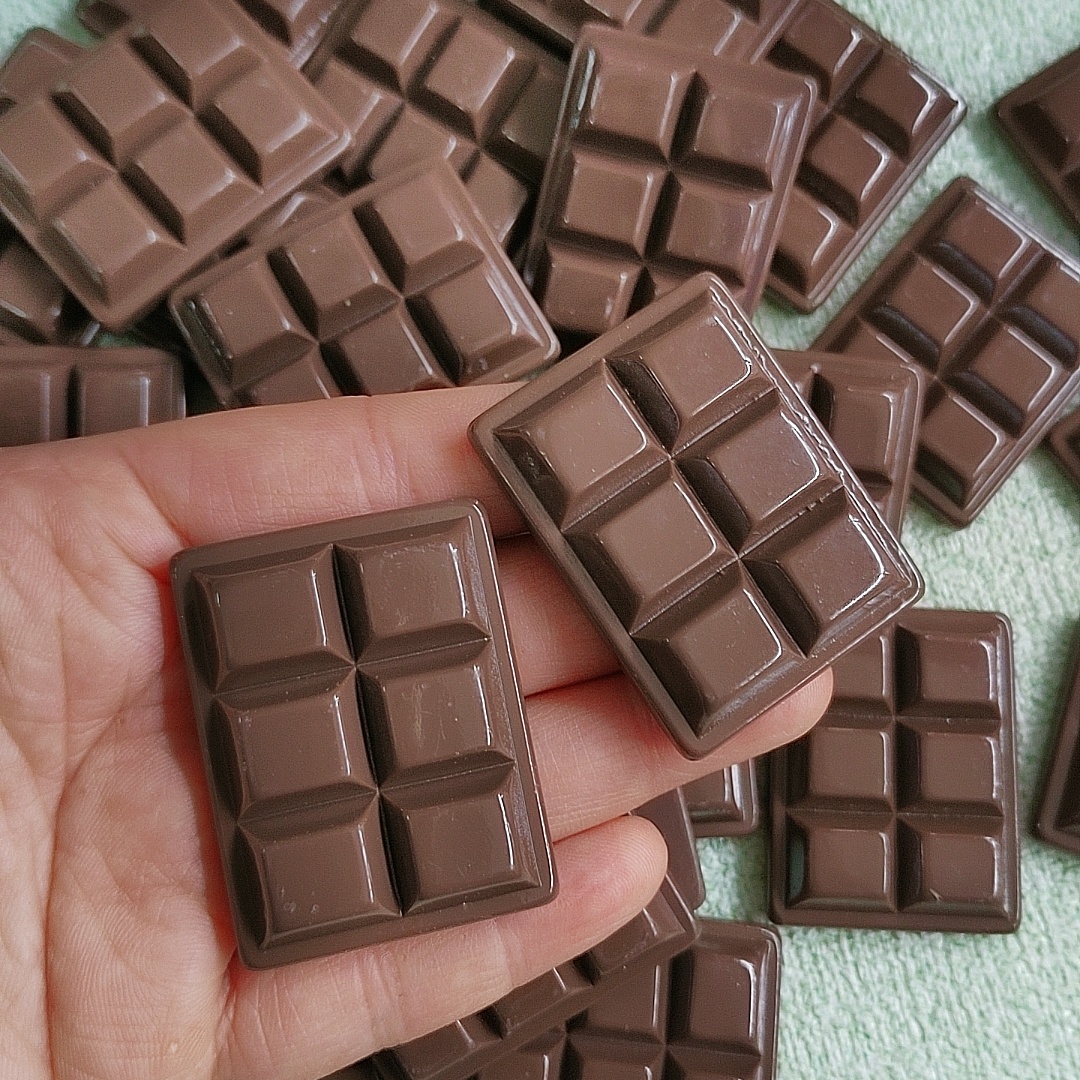 Art Craft Bar - Miniature Chocolate Candy Bar Resin Flat