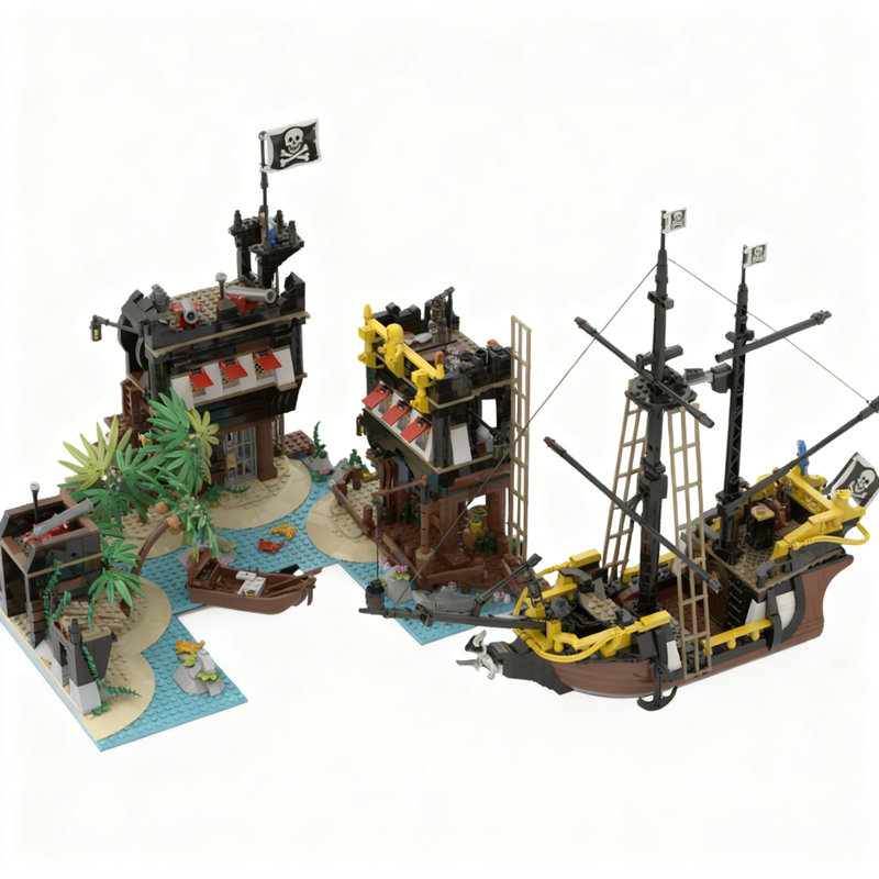 Art Craft Ideas For Christmas - 2153pcs MOC Ideas And CUUSOO Buccaneer