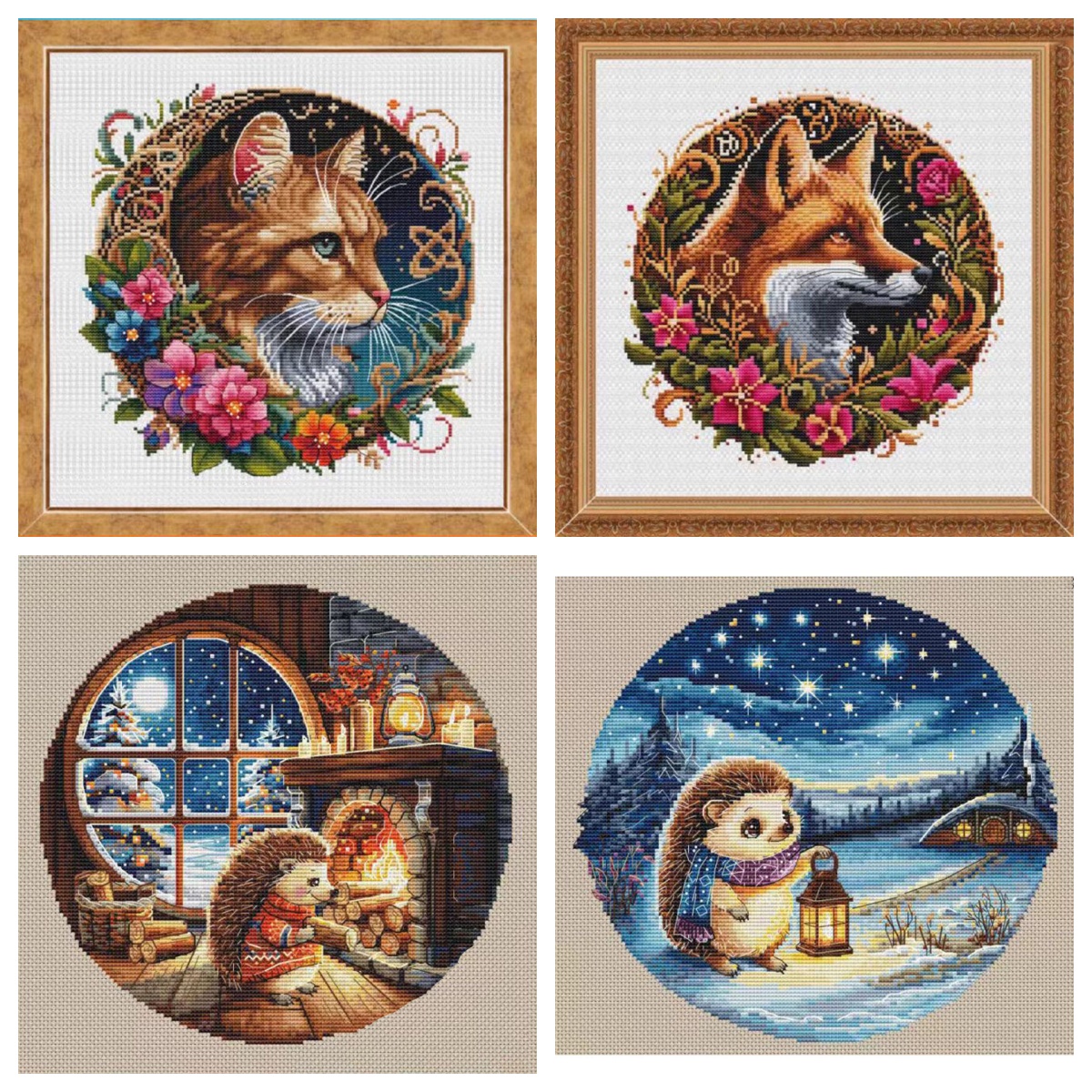 Art Craft And Cloth - 4483 Cross Stitch Kits Sets For
