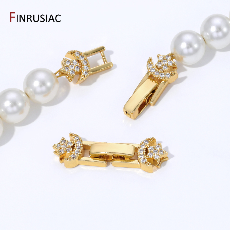 Art Craft Ideas - 18K Gold Plated Brass Pearl Clasp