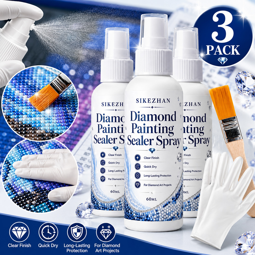 Art Craft Picture - SIKEZHAN 3 Pack Diamond Painting Sealer