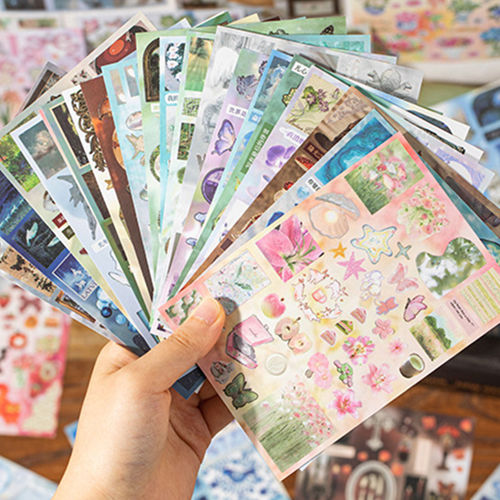 Art Craft 6 Year Old - 200Pcs Sticker Book Dreamy Aesthetic Stickers