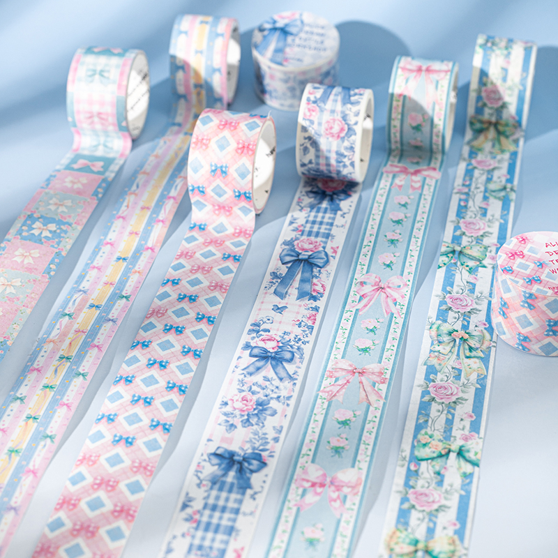 Art Craft Notebook - 3 Rolls Plaid Texture Washi Tape
