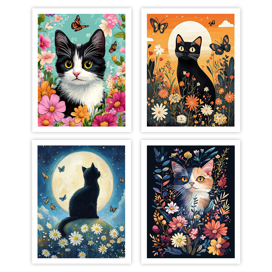Art Craft Cat - GATYZTORY Painting By Number Draw Cat