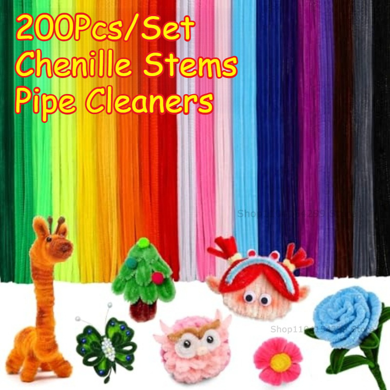 Art Craft Kids - Pipe Cleaners Chenille Stems Jumbo Coral