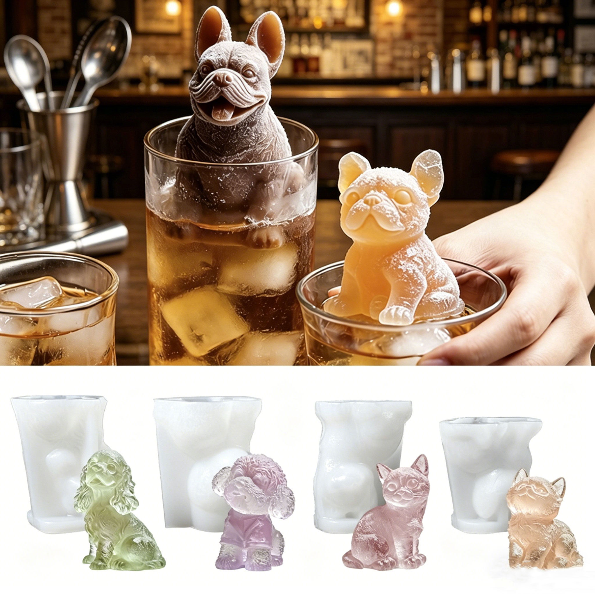Art Craft Cat - 3D Animal Candle Silicone Mold DIY