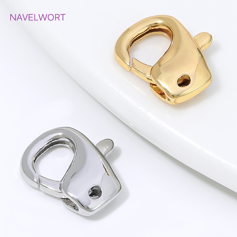Art Craft Ideas - 13mm*11.5mm 18K Gold Plated Lobster Clasp