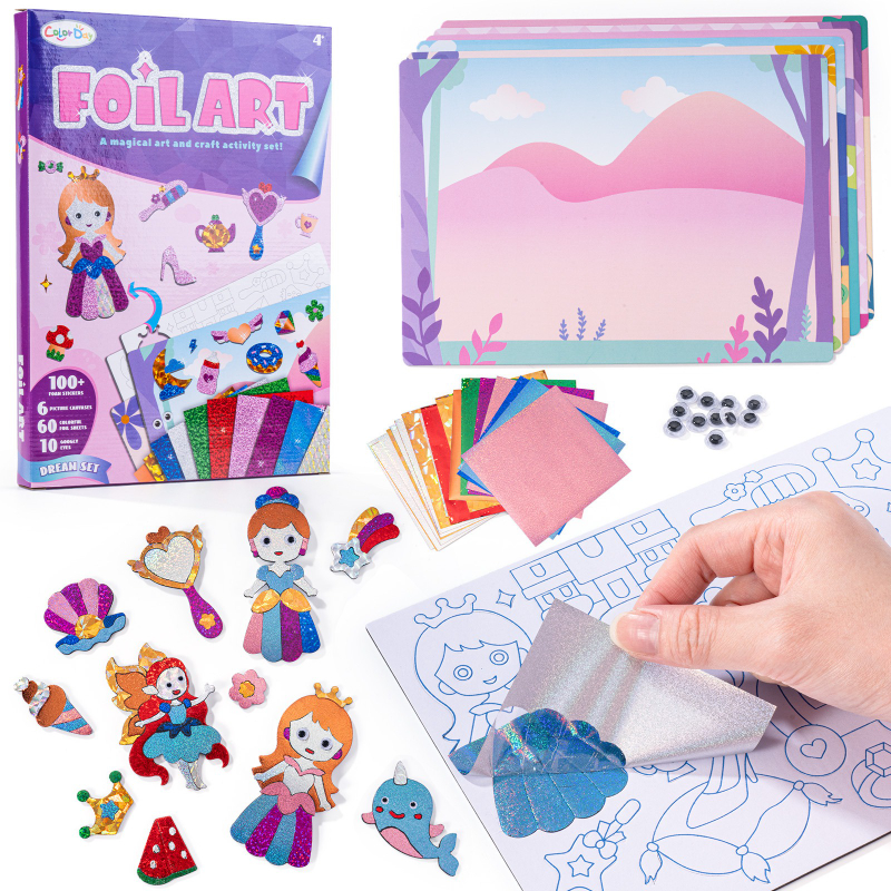 Dinosaur And Craft - Foil Arts and Crafts for Kids