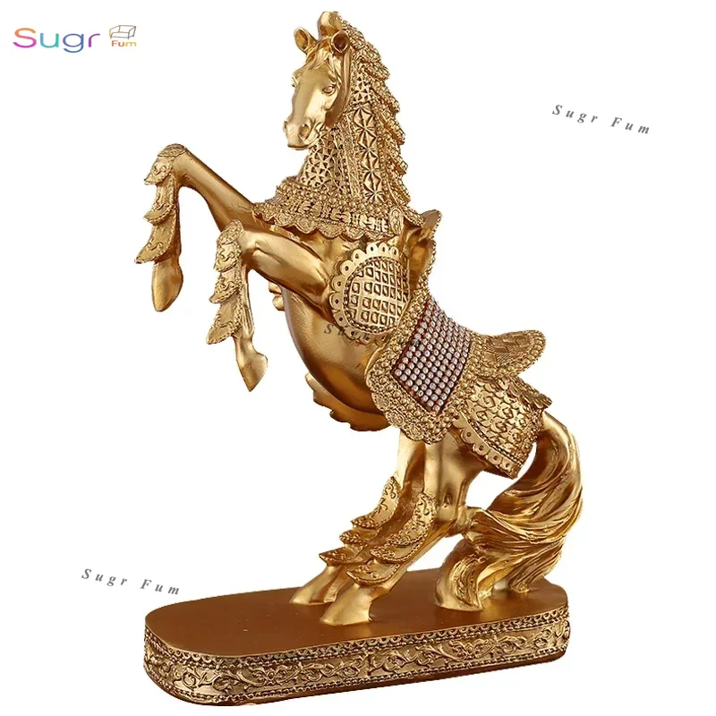 Art Craft Bar - Horse Resin Sculpture Model Home Office