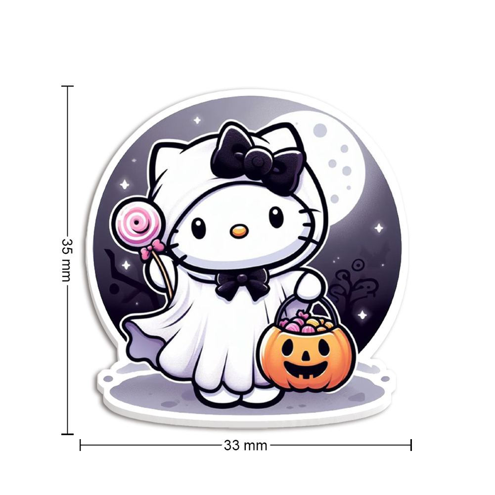 Art Craft Items - 10pcs/lot Sanr Halloween Hello Cat Resin