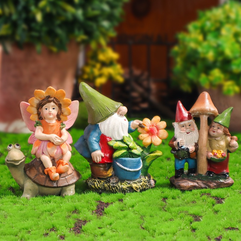 Dinosaur And Craft - Micro Landscape OrnamentsGardens Courtyards Flower PotsDIY