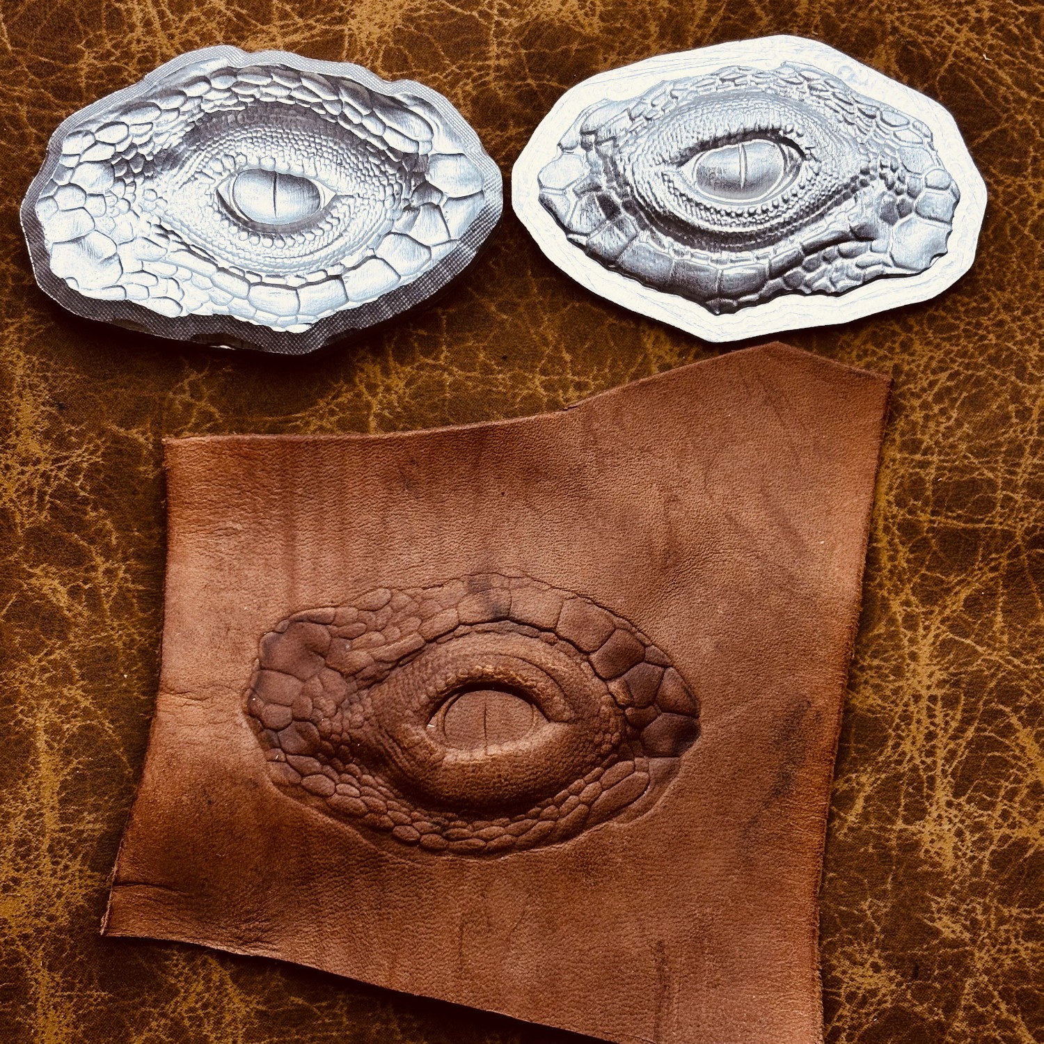 Dinosaur And Craft - Dragon Dinosaur Eye Leather Embossing Mold