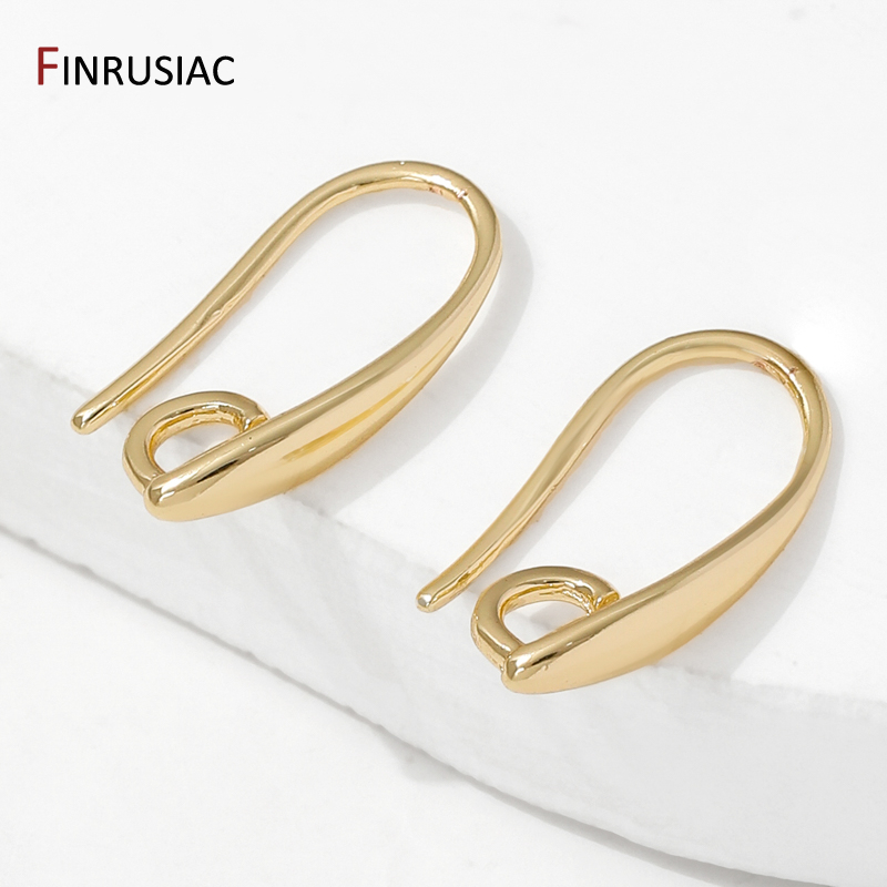 Art Craft Ideas - 14K Gold Plated Brass Smooth Earring