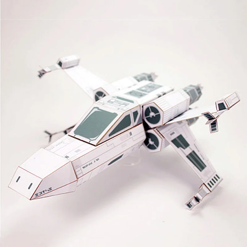 Art X Craft - X-WING Fighter White Paper Model Mini