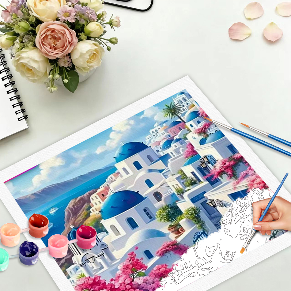 Art Craft Picture - GATYZTORY City Painting By Numbers Arts