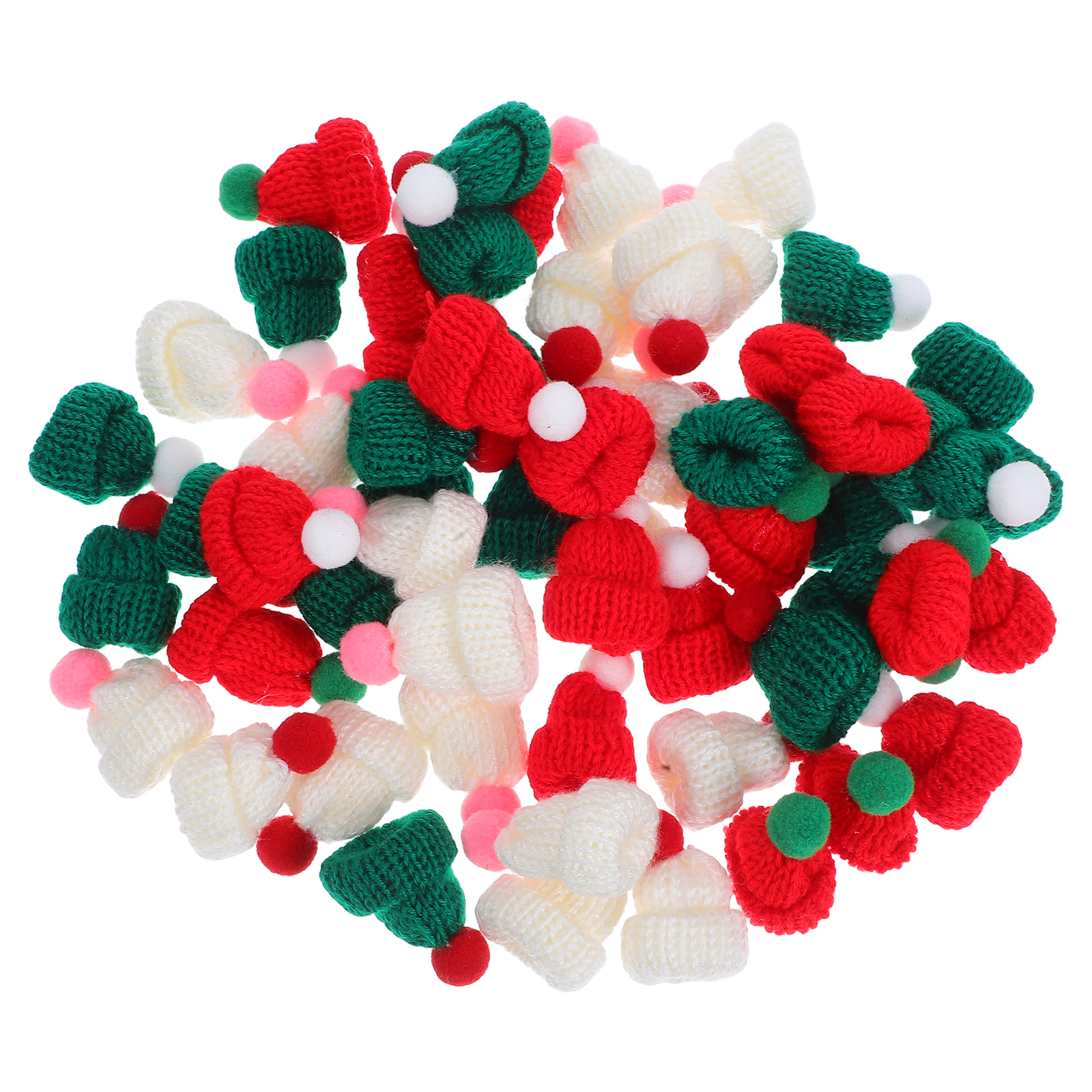 Art Craft And Cloth - 60Pcs Mini Knit Hats for Crafts