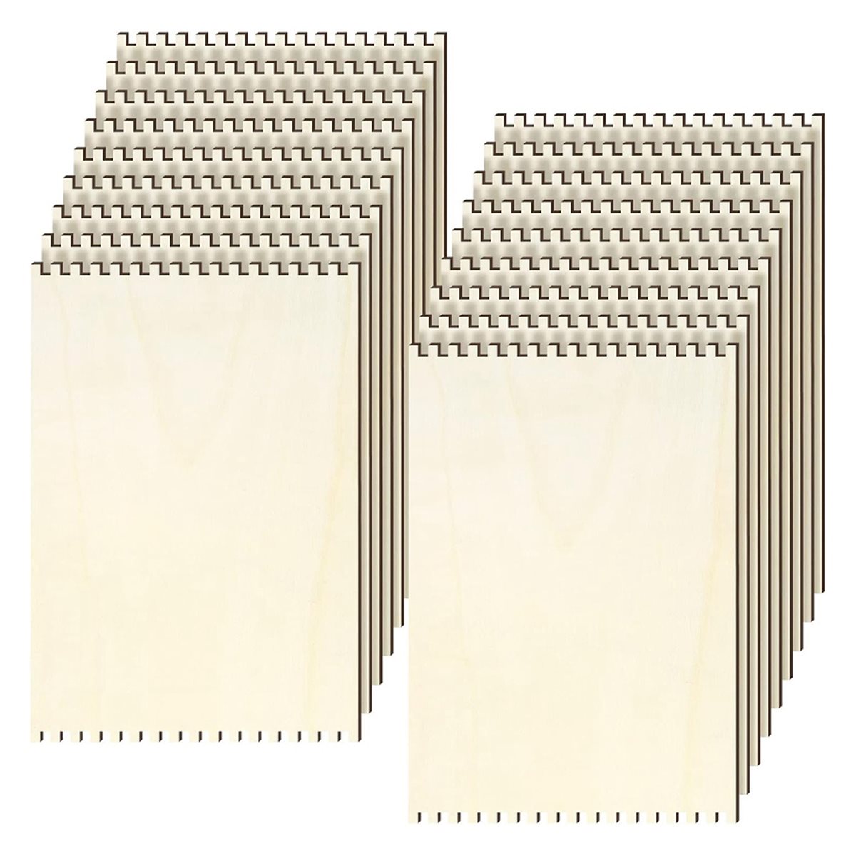 18 Pcs Beginners Wooden Notche - Art Craft Kids recension och pris