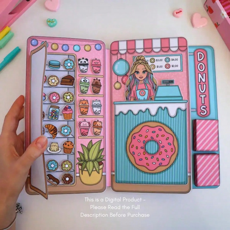 Donut Shop Pretend Play Kit, D - Art Craft 6 Year Old recension och pris