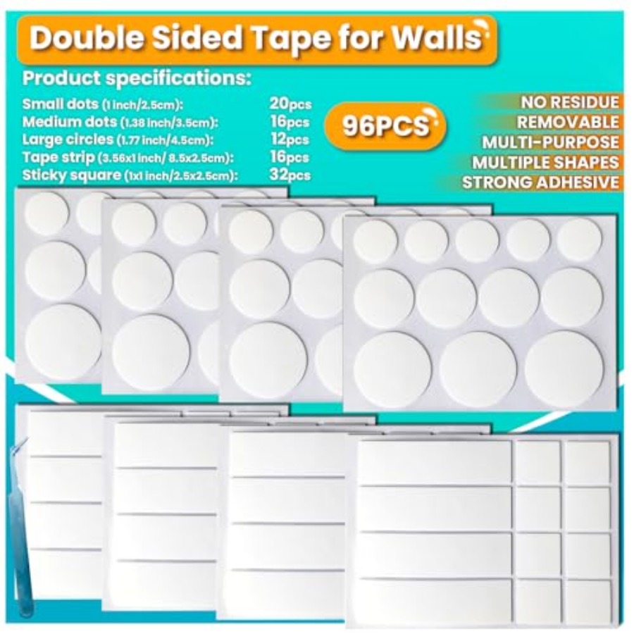 Double Sided Tape for Walls, P - Art Craft Picture recension och pris