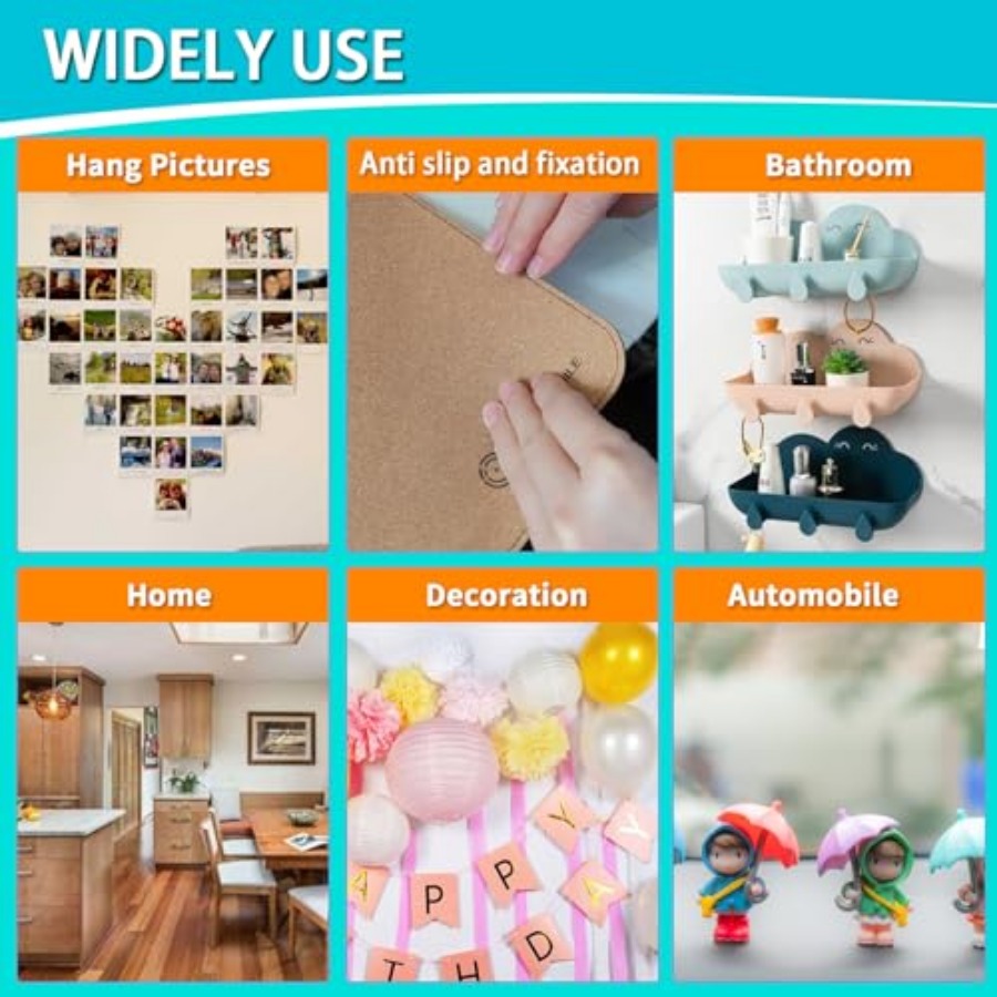 Double Sided Tape for Walls, P - Art Craft Picture recension och pris