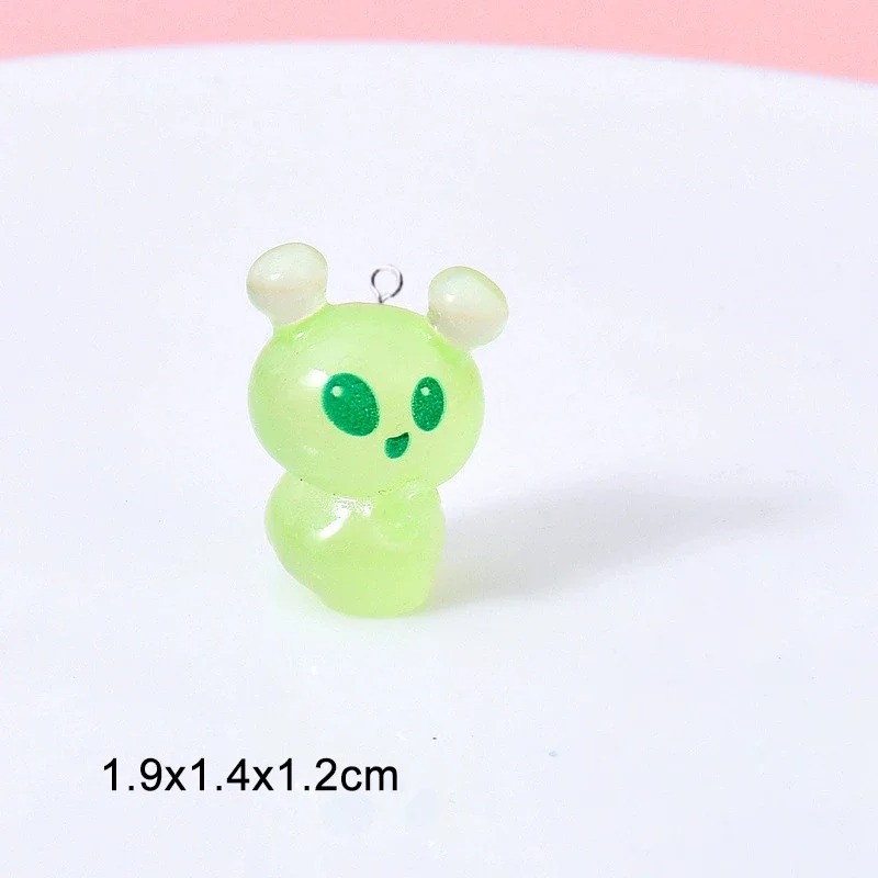 10Pcs Luminous Mini Green Alie - Art Craft Items recension och pris