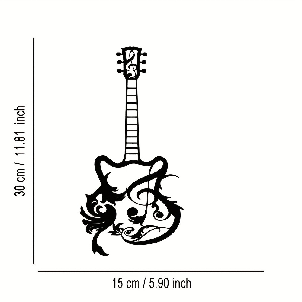 CIFbuy Forged Metal Guitar Wal - Art Craft Bar recension och pris