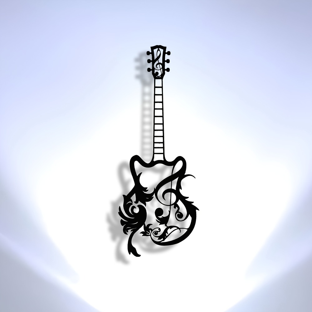 CIFbuy Forged Metal Guitar Wal - Art Craft Bar recension och pris