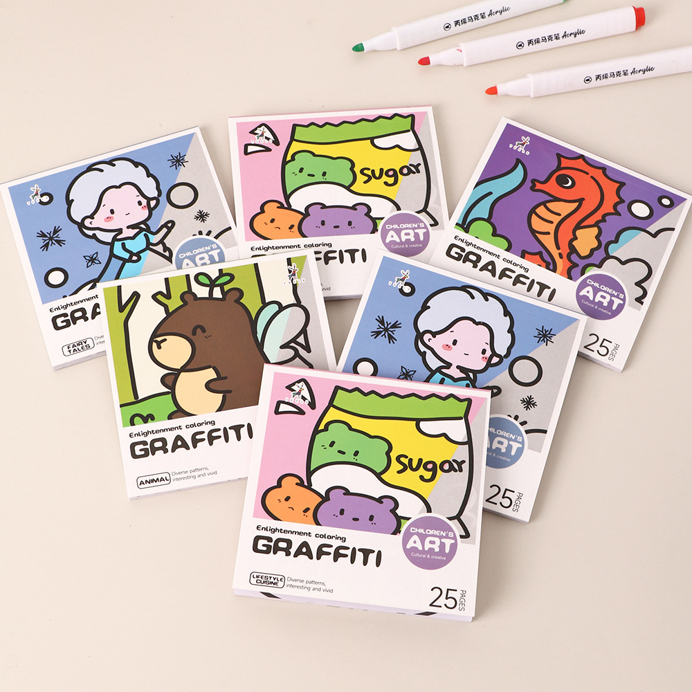 Cartoon Handy Coloring Book 25 - Art Craft Notebook recension och pris