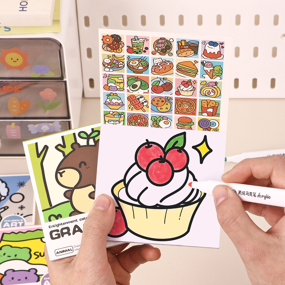 Cartoon Handy Coloring Book 25 - Art Craft Notebook recension och pris